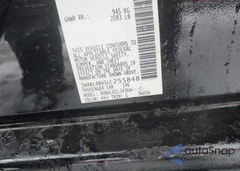 2020 Nissan Altima S Fwd from USA, damaged, VIN 1N4BL4BV5LC255848